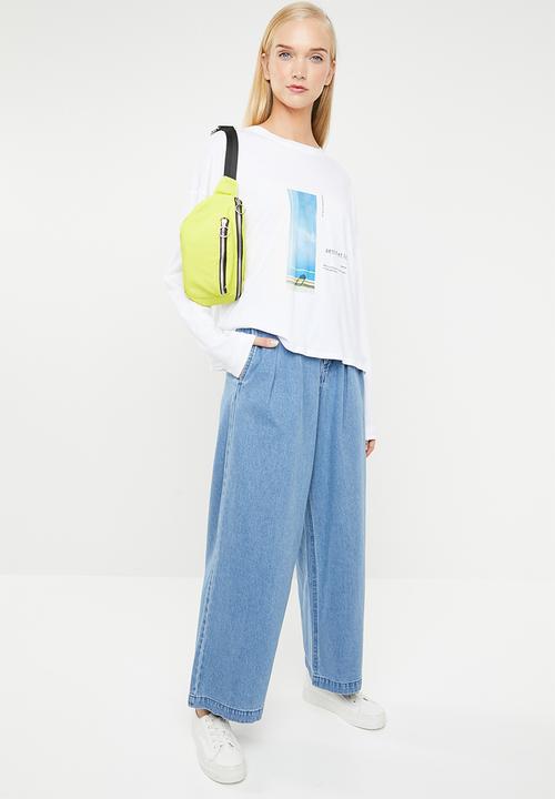Superbalist - Photographic print boxy tee - white
