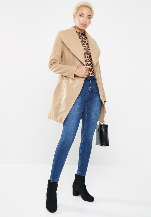 SISSY BOY - Reloi melton coat - brown