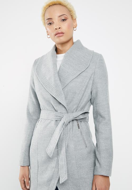 SISSY BOY - Reloi melton coat - grey
