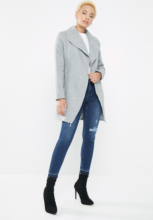 SISSY BOY - Reloi melton coat - grey