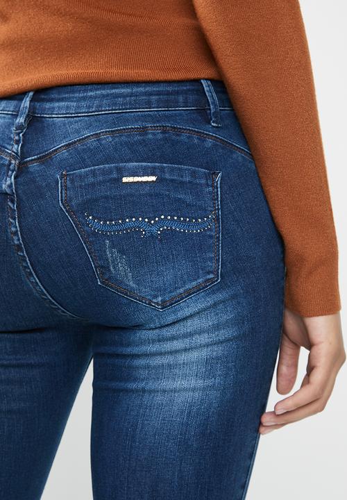 SISSY BOY - Zip at the hem with pear slider - blue