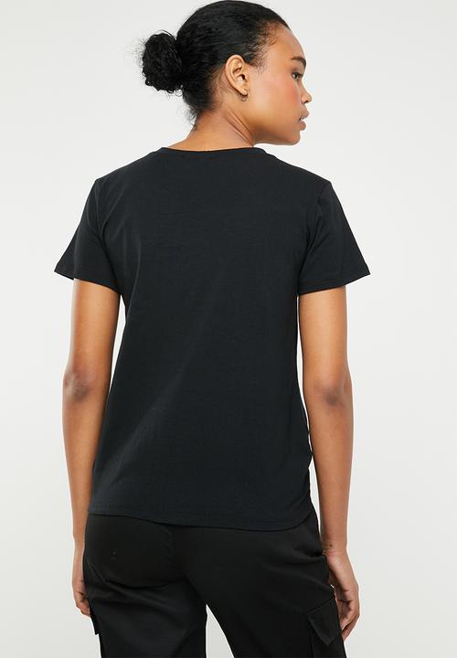 STYLE REPUBLIC - Criss cross T-shirt - black