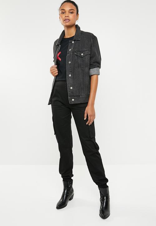 STYLE REPUBLIC - Criss cross T-shirt - black