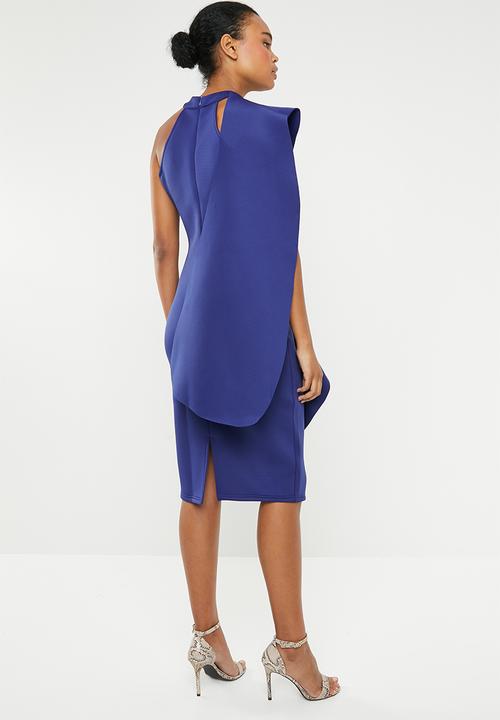 STYLE REPUBLIC - Ruffle detail dress - blue