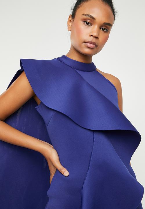 STYLE REPUBLIC - Ruffle detail dress - blue