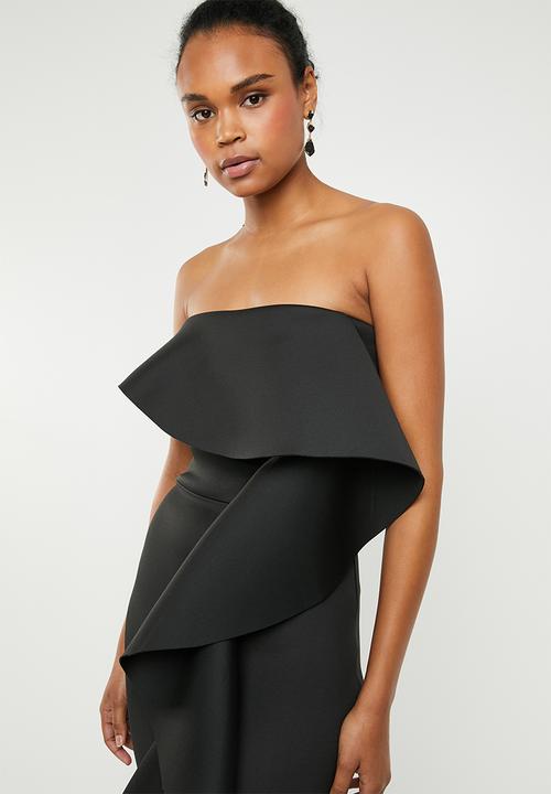 STYLE REPUBLIC - Ruffle detail maxi dress - black