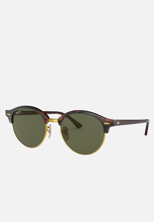 Ray-Ban - Clubround sunglasses  51mm- red havana & green