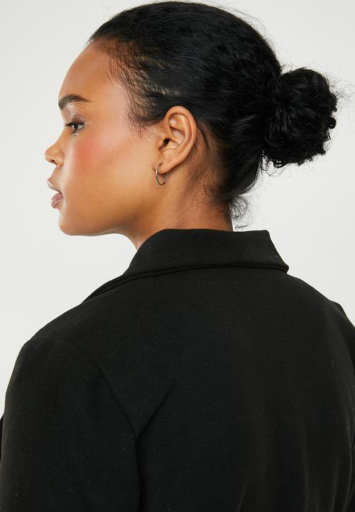 Revenge - Wrap coat - black