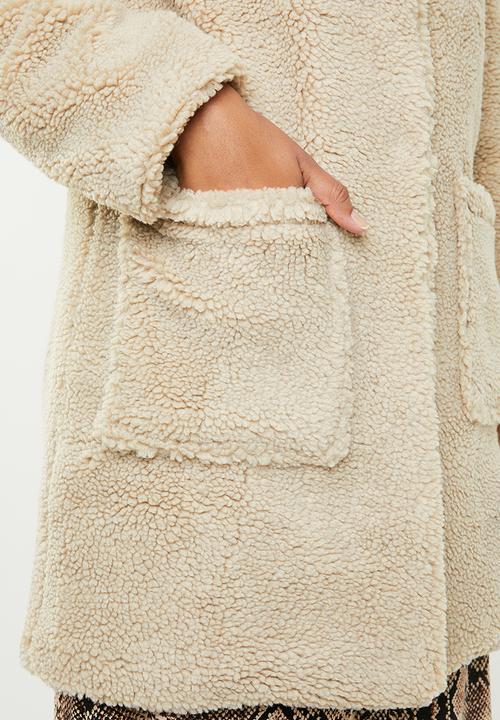Revenge - Teddy coat - beige
