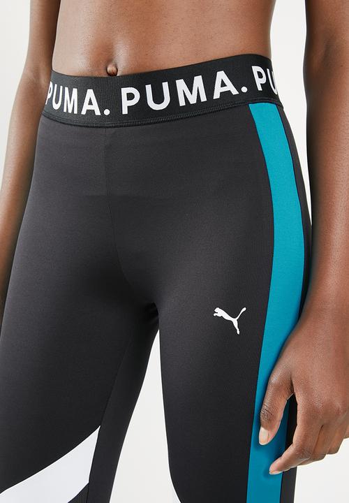 PUMA - Chase legging - black & blue