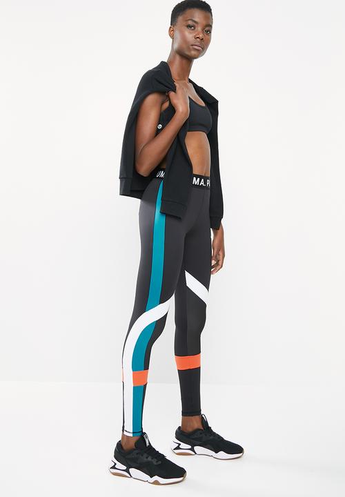 PUMA - Chase legging - black & blue