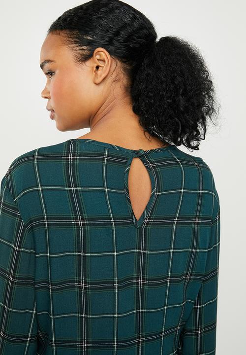 Superbalist - Knot front blouse - green 