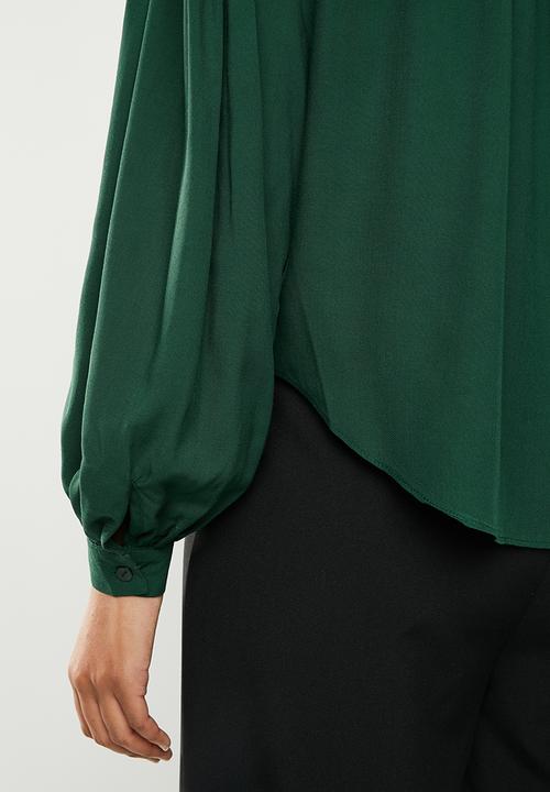 Superbalist - Blouson sleeve utility shirt - green