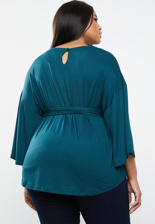 Superbalist - Belted tee - teal
