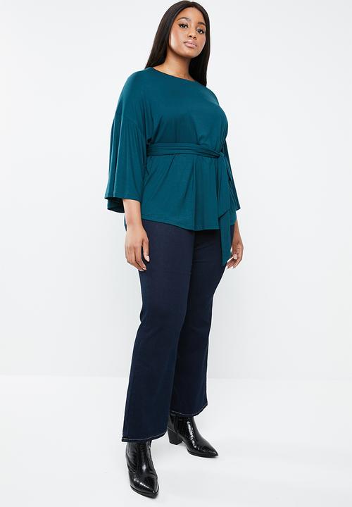 Superbalist - Belted tee - teal