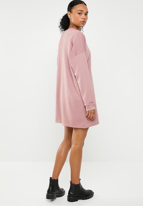 Missguided - Basic sweater dress - pink 