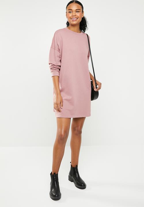 Missguided - Basic sweater dress - pink 