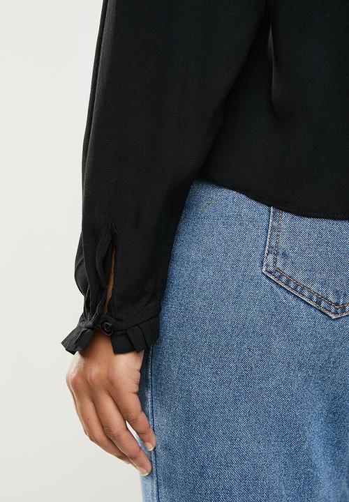 Superbalist - Pie crust shirt - black