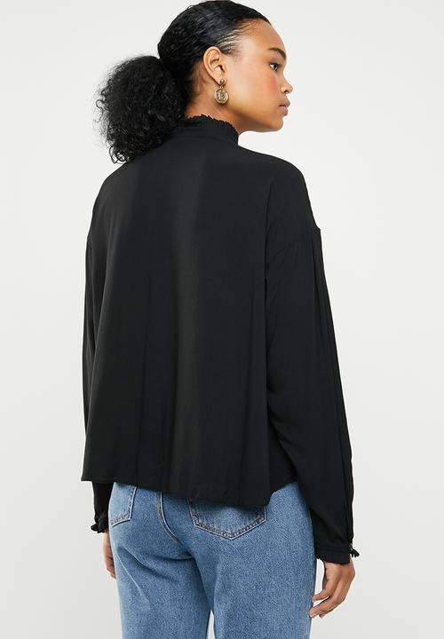 Superbalist - Pie crust shirt - black