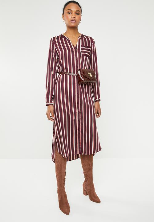 Vero Moda - Katlyn dress - burgundy
