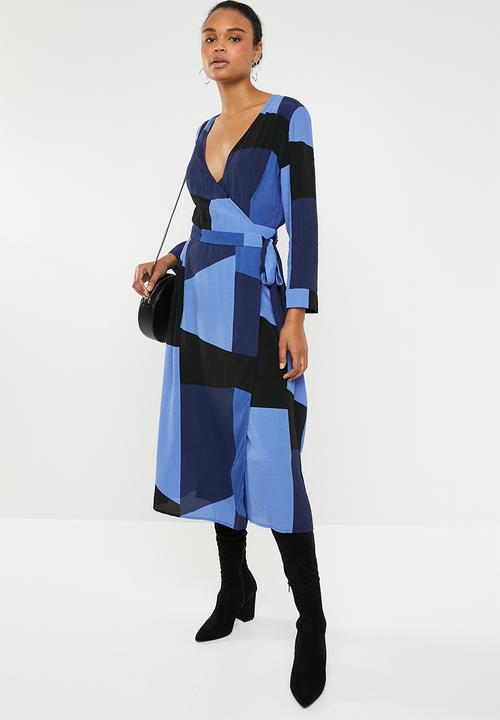 Vero Moda - Molly wrap dress - blueprint