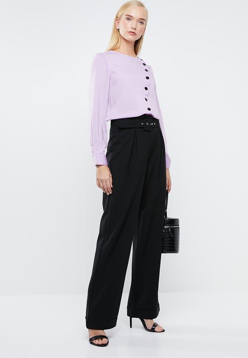 Vero Moda - Mbaya long sleeve midi top - purple