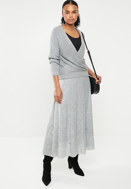 STYLE REPUBLIC - Chunky wrap jersey - grey