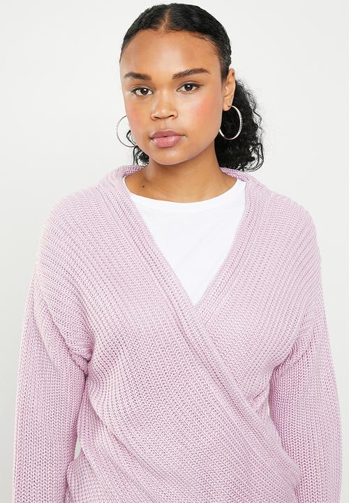 STYLE REPUBLIC - Chunky wrap jersey - purple