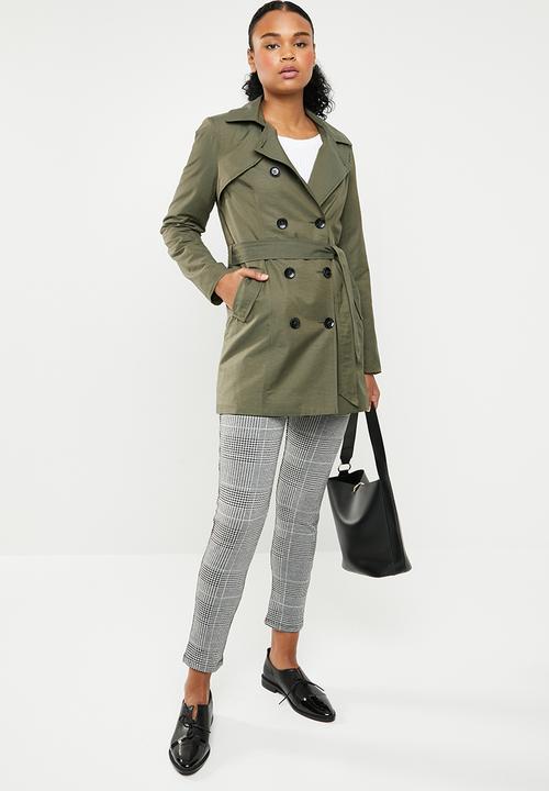 ONLY - Laura trench coat - green