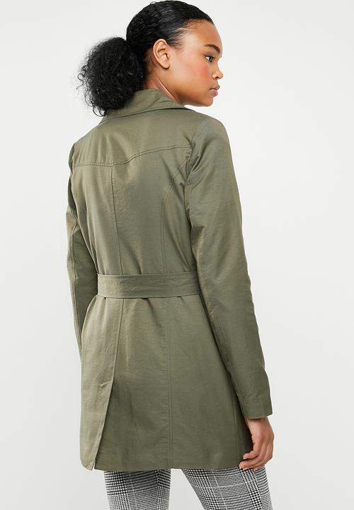 ONLY - Laura trench coat - green