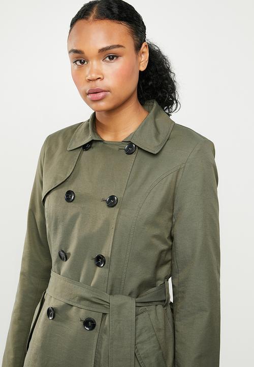 ONLY - Laura trench coat - green
