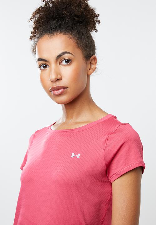 Under Armour - Short sleeve tee - pink and silver