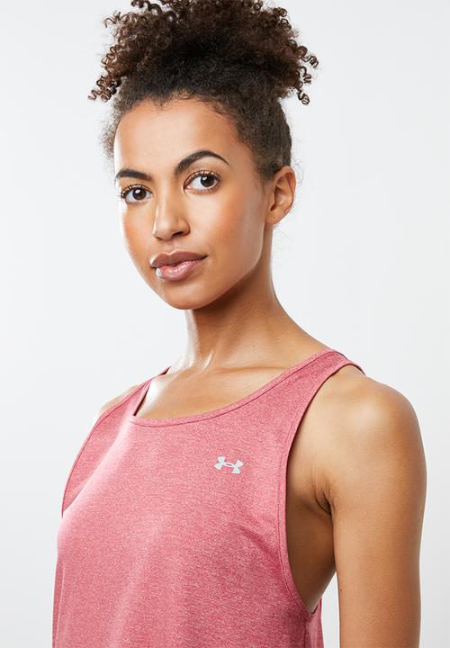 Under Armour - Armour sport branded tank - pink 