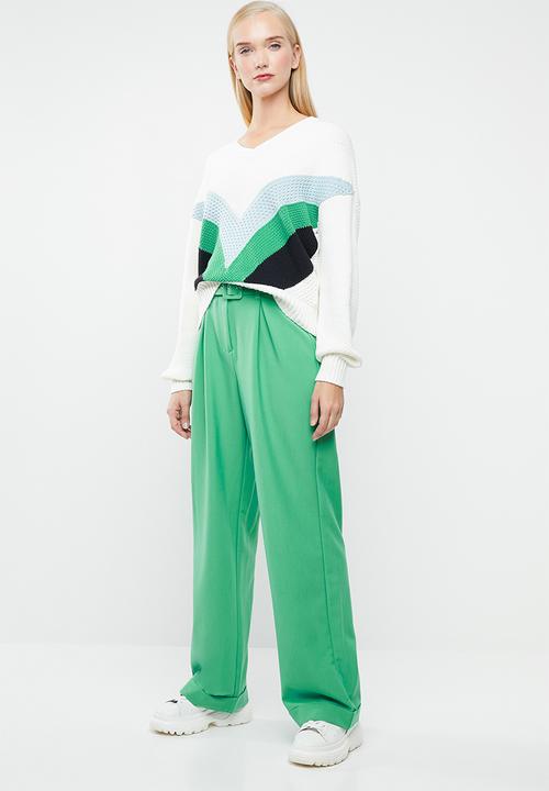 Vero Moda - Ocean V-neck colour block jersey - multi