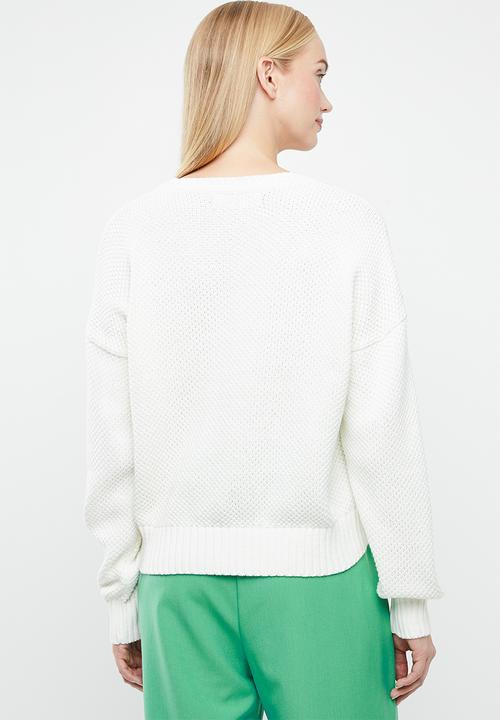 Vero Moda - Ocean V-neck colour block jersey - multi