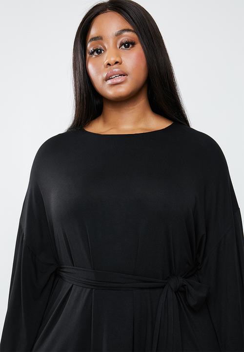 Superbalist - Belted tee - black