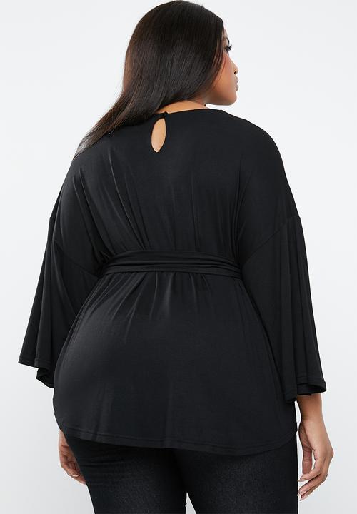 Superbalist - Belted tee - black