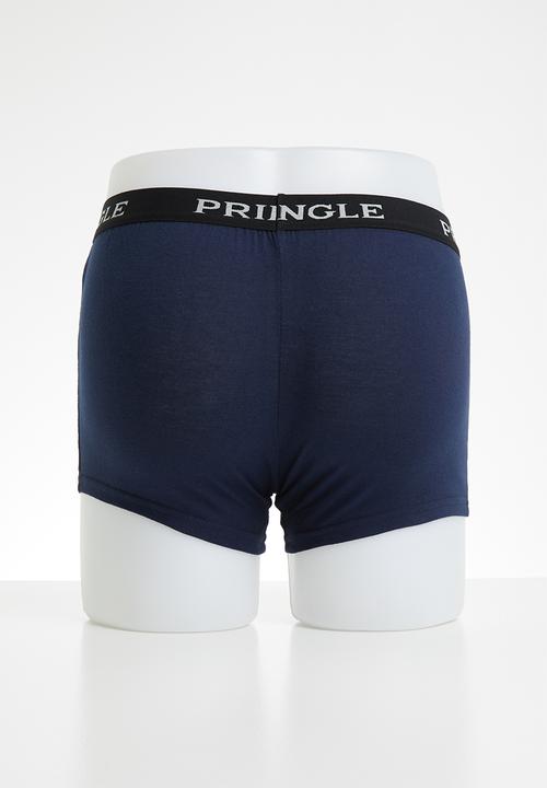 Pringle of Scotland - Simon knitted boxers - navy