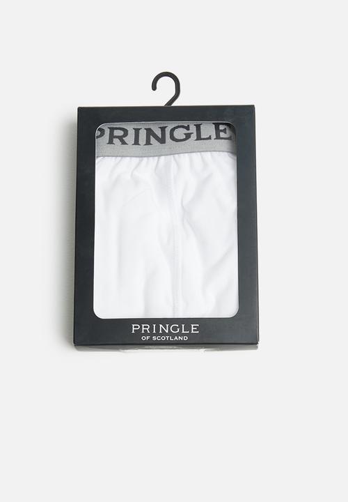 Pringle of Scotland - Simon knitted boxers - white