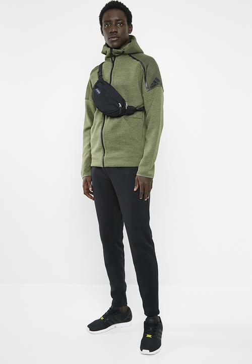 adidas Performance - Zne mesh hoodie - khaki & black