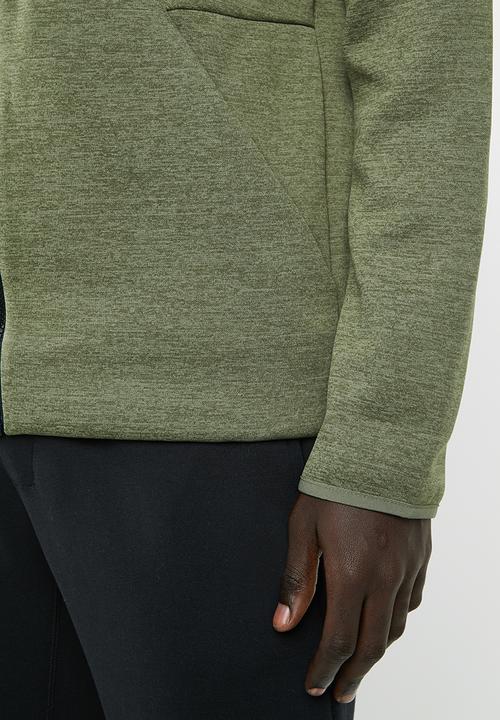adidas Performance - Zne mesh hoodie - khaki & black
