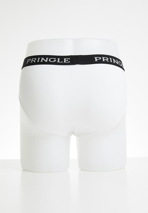 Pringle of Scotland - George 2 pack plain briefs - white