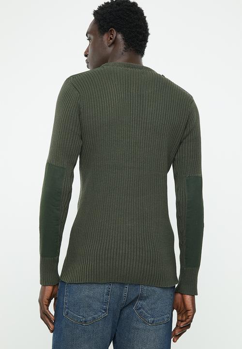 Brave Soul - Marvel crew neck sweater - khaki