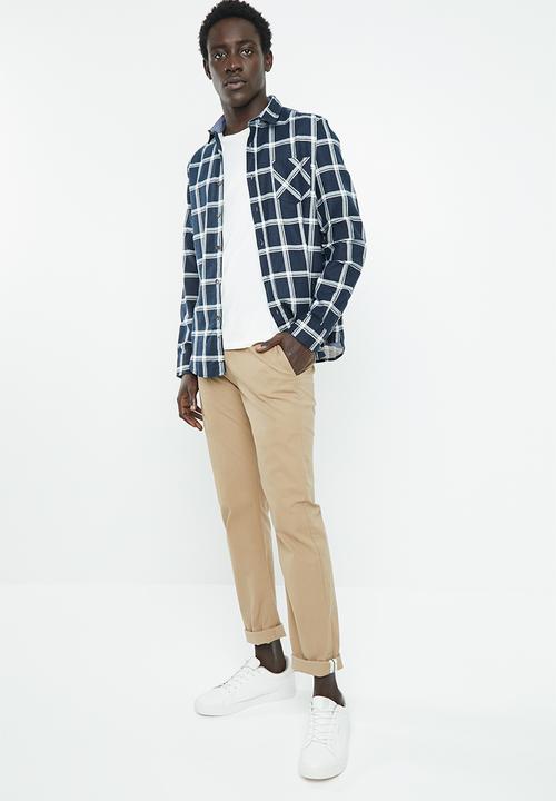 Brave Soul - Mendell shirt - navy