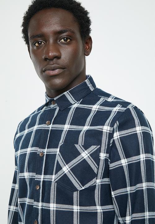 Brave Soul - Mendell shirt - navy