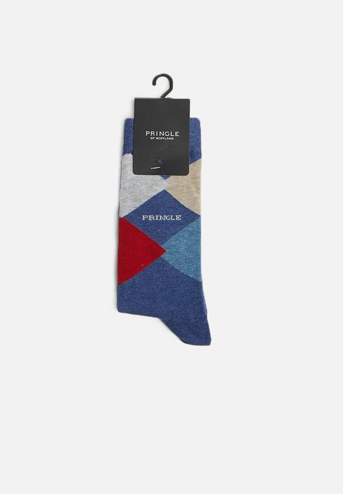 Pringle of Scotland - Austin colour block socks - multi