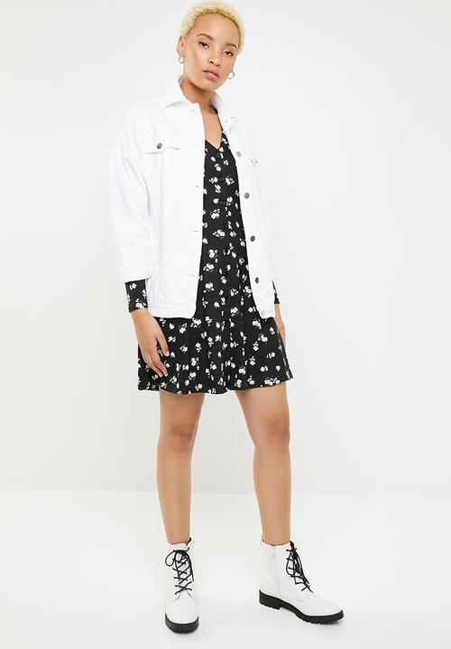 New Look - Betsy button down dress - black