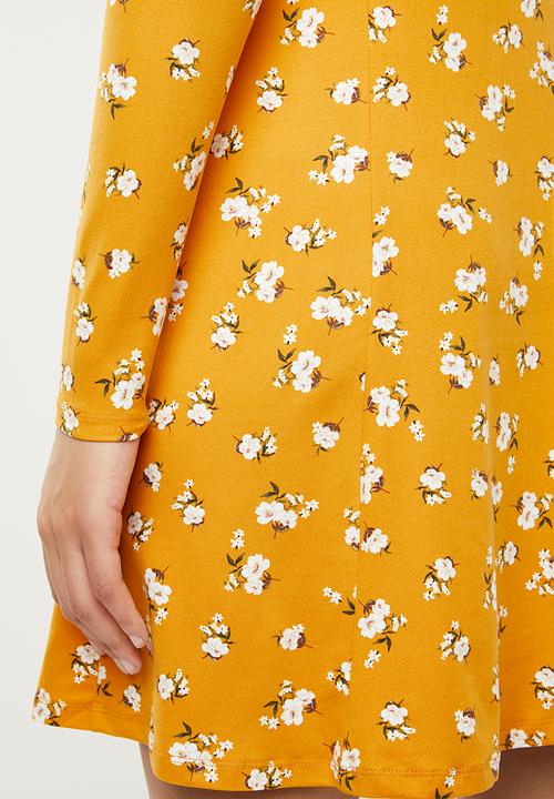 New Look - Betsy button down dress - yellow
