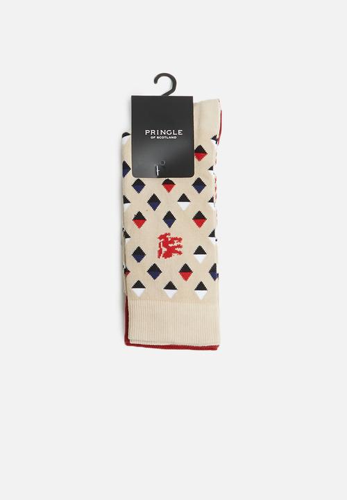 Pringle of Scotland - Gregson 2 pack socks - multi
