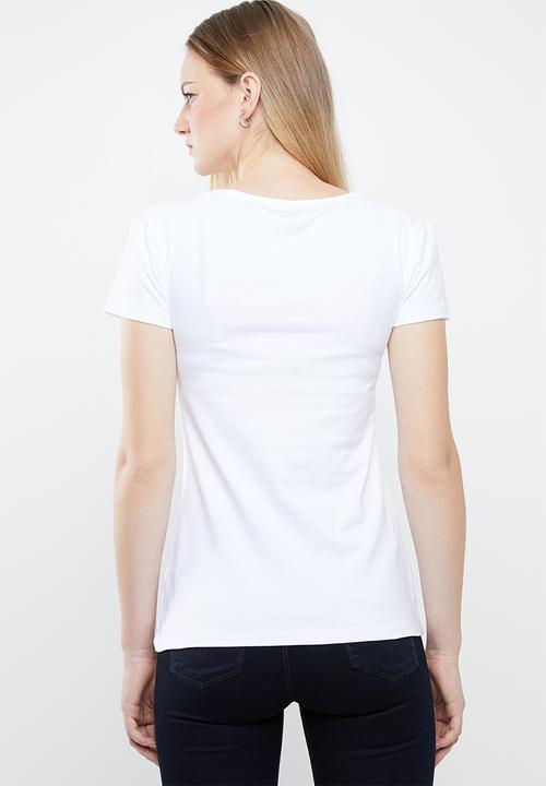 POLO - Kelly short sleeve tee - white